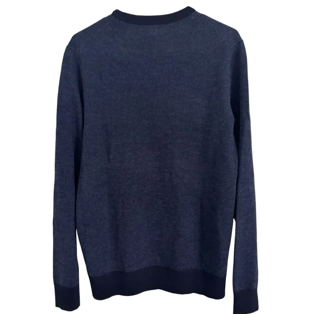 Banana Republic Men's MEDIUM Italian Merino Yarn Sweater Crewneck By Baruffa